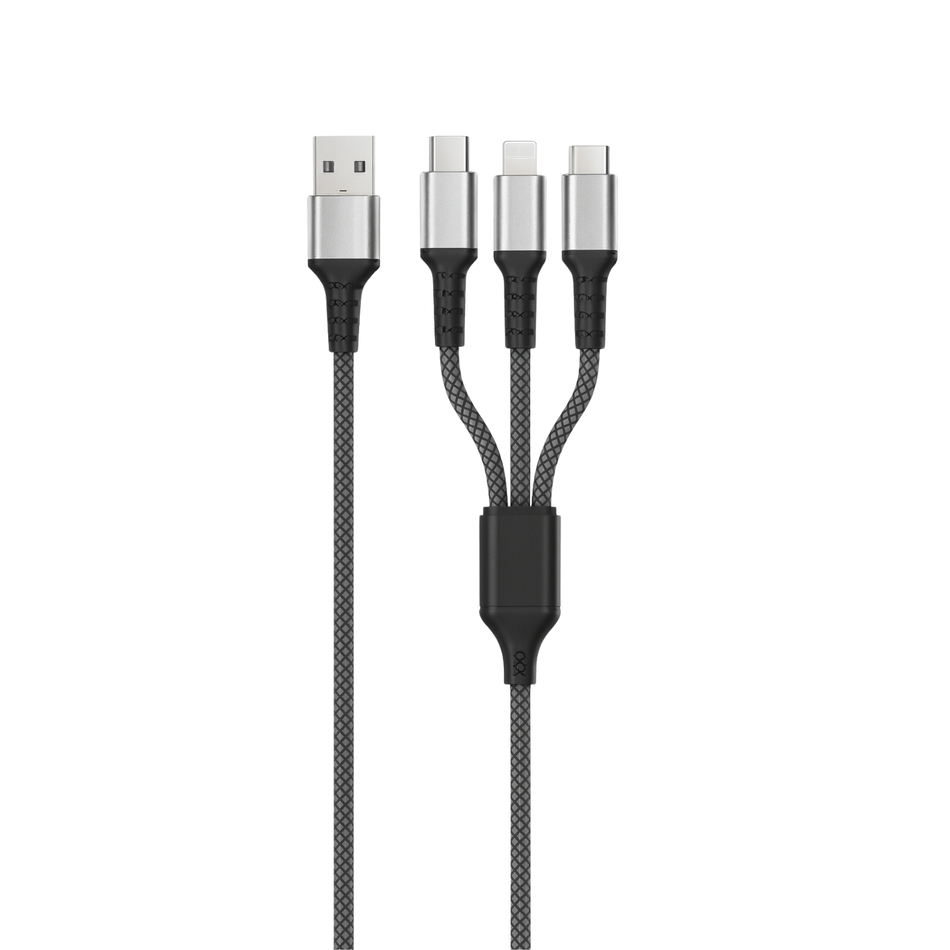 TriCharge 3-in-1 charging cable